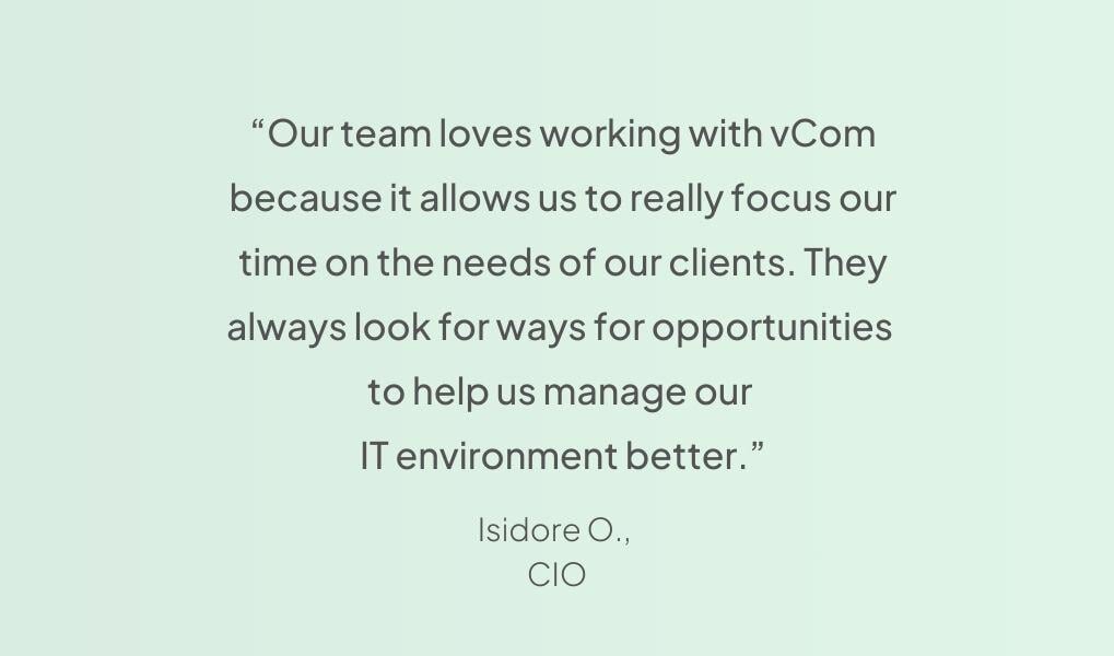 Isadore O. testimonial 1019x600