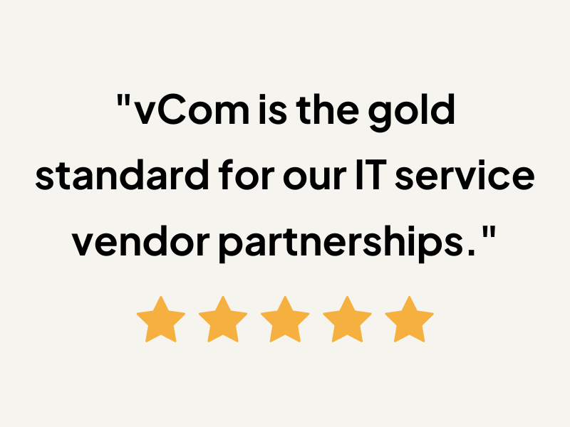 vCom is the gold standard quote b lp 800x600