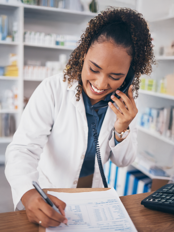 POTS Management as a Service pharmacist using landline lp